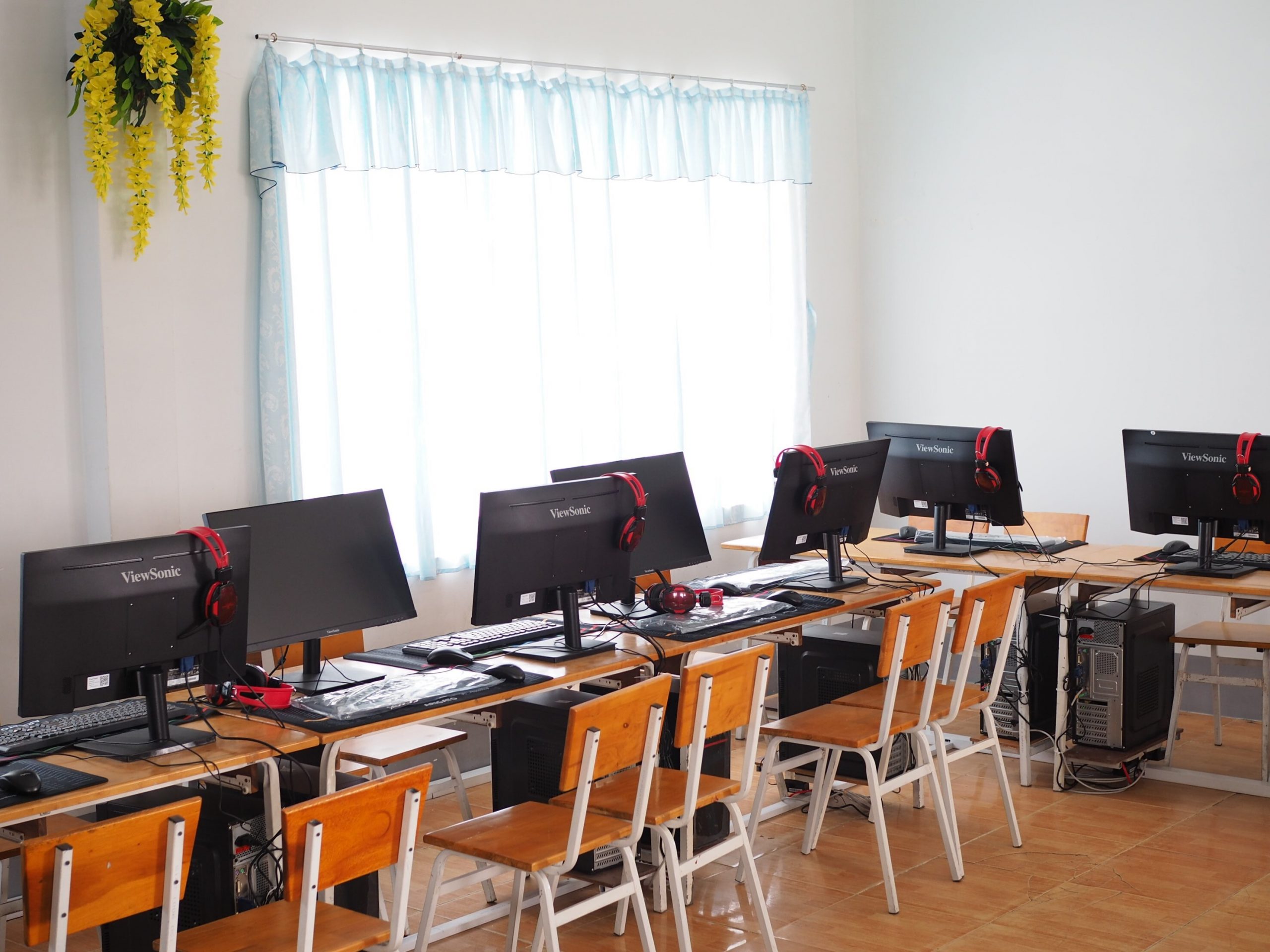Newly built computer classroom