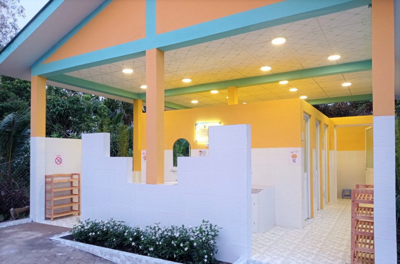 Newly built WASH bathrooms